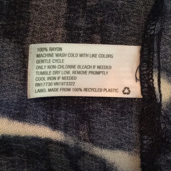 Xhilaration blue tie dye kimono cardigan - Picture 8 of 8